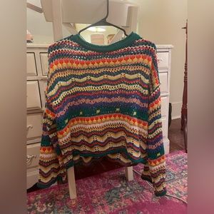Beginning Boutique Long Weekend Sweater, Size S/M